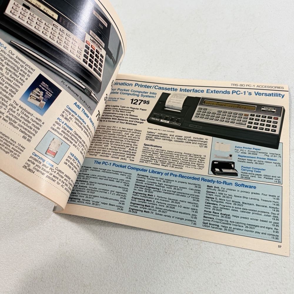 Vintage 1983 RADIO SHACK TRS-80 Microcomputer Catalog RSC-9 Computer - Picture 7 of 8
